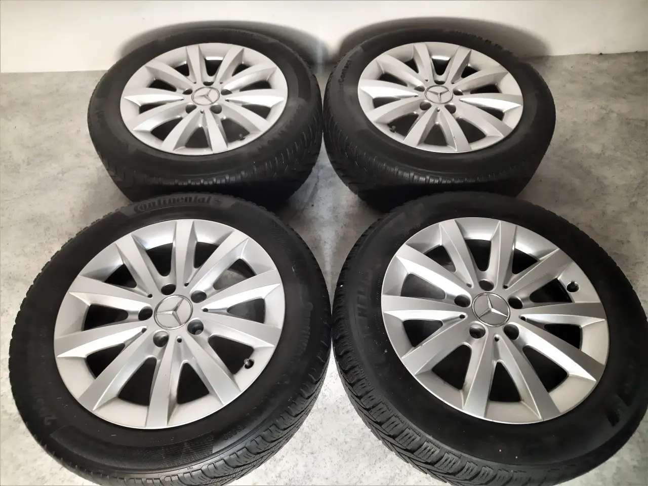 Billede 5 - 5x112 16" ET49 Mercedes vintersæt