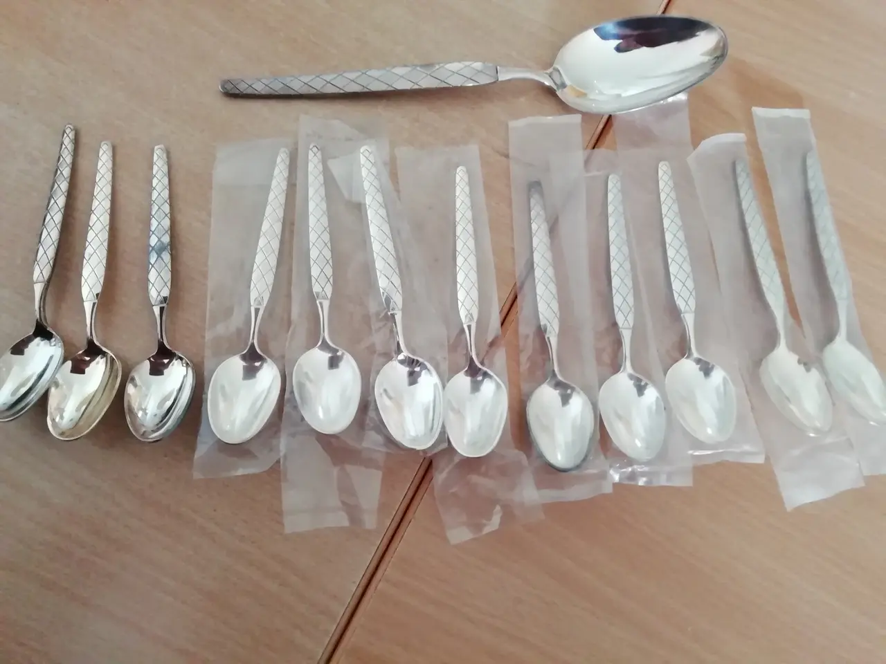 Billede 2 - Harlekin teskeer og 1 spiseske
