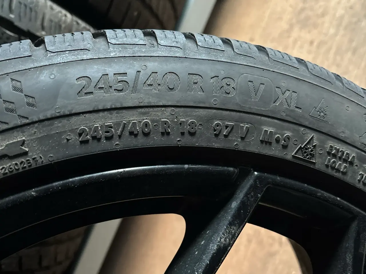 Billede 2 - Vinterhjul til Mercedes C klasse