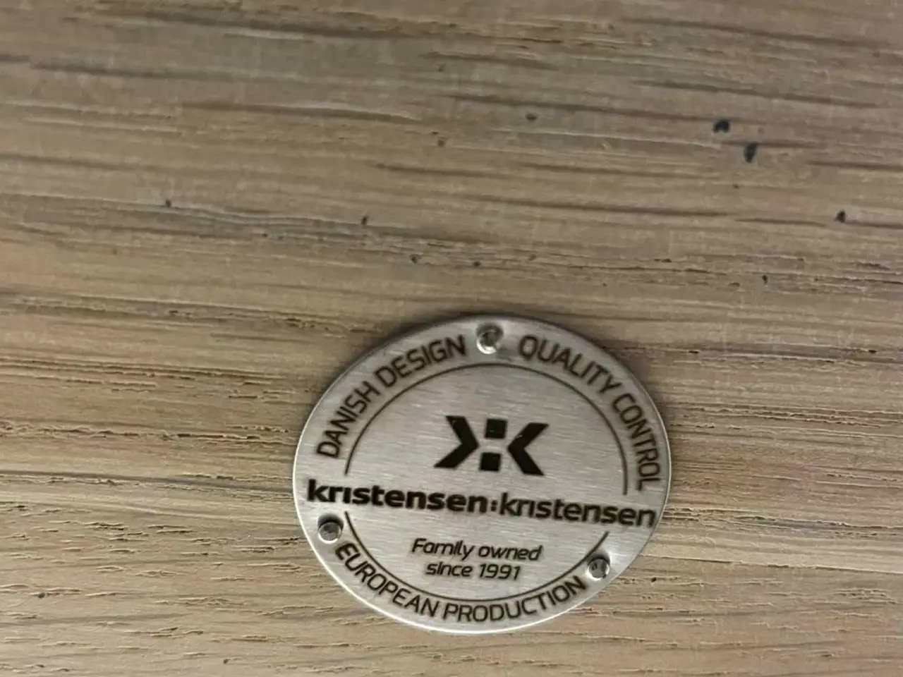 Billede 3 - Kristensen-Kristensen Spisebord Massivt Træ Naturf
