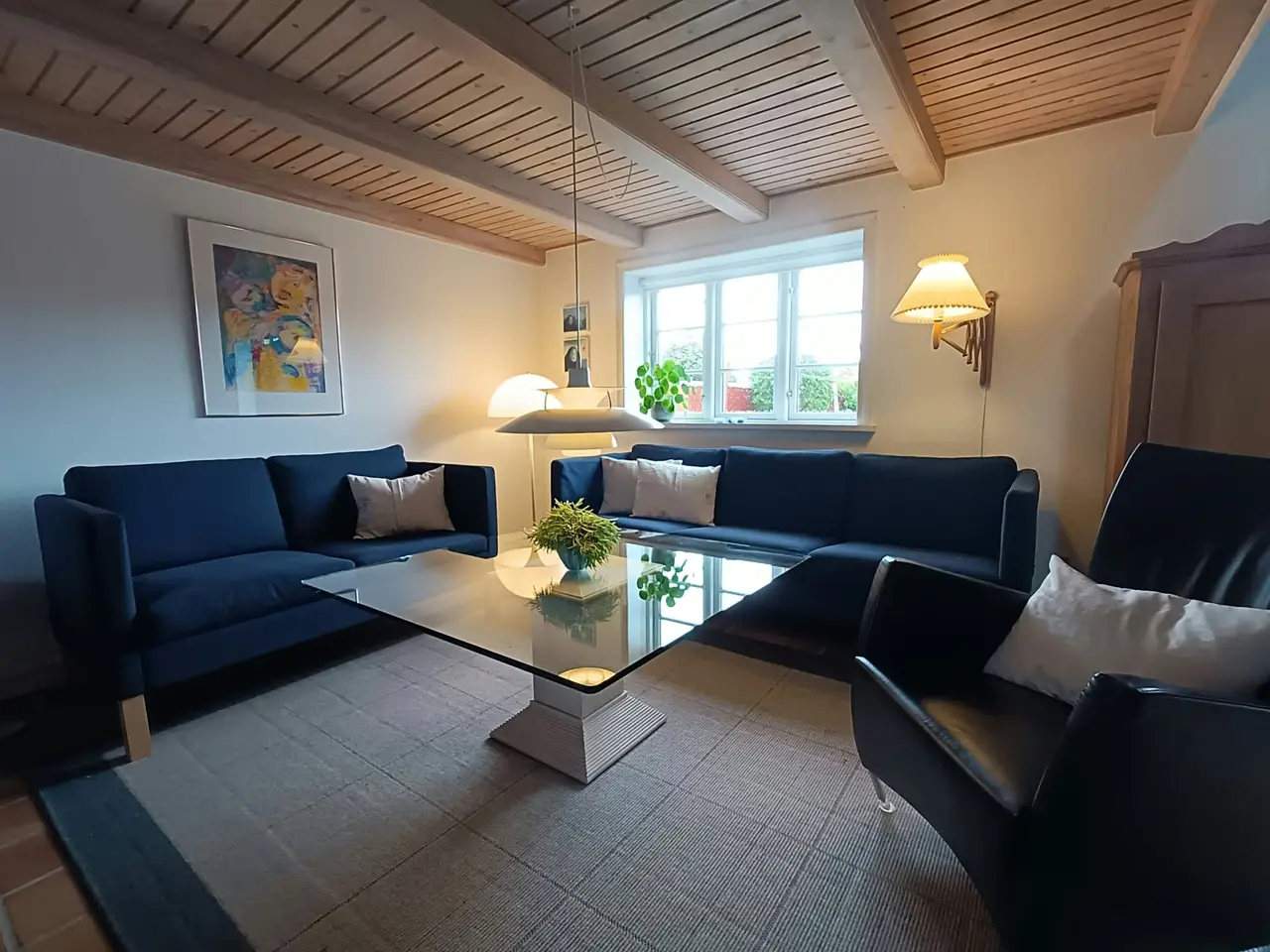 Billede 1 - Søren Lund 3- & 2-per sofaer i marineblå
