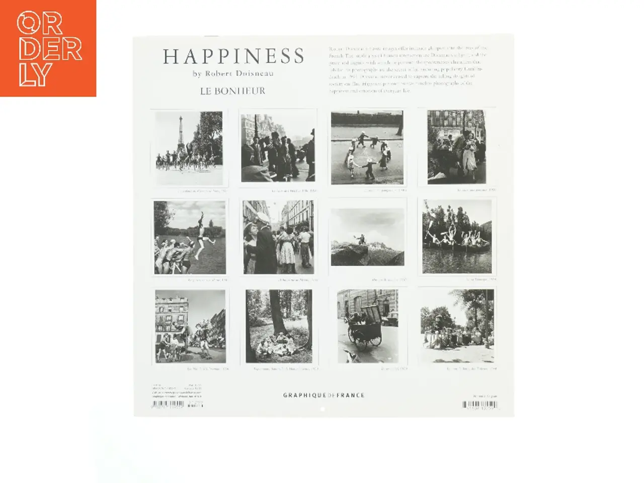 Billede 3 - Kalender 2004 af Robert Doisneau fra Graphique de France (str. 30x30 cm)