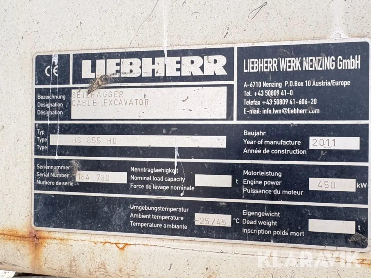 Billede 5 - Slæbeskovlsmaskine Liebherr HS 855 HD
