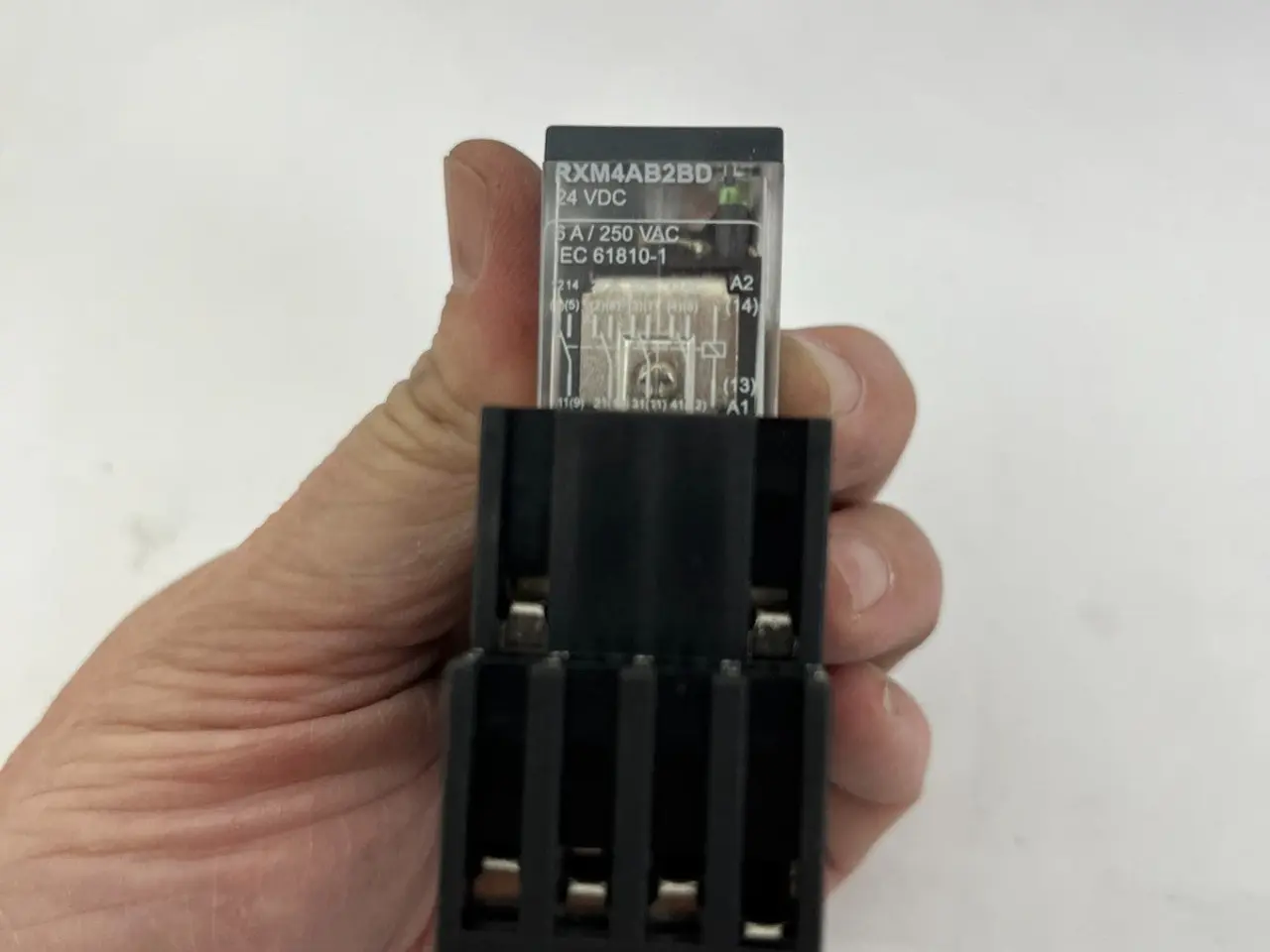Billede 11 - Schneider RXM4AB2B2BD 24VDC Plug-In relæ + DIN