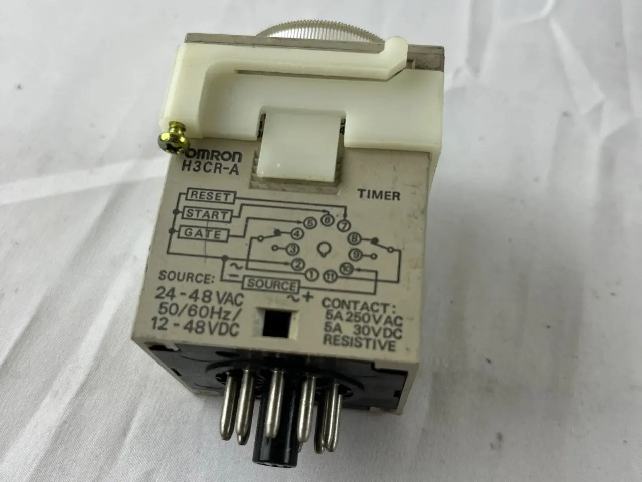 Billede 8 - Omron H3CR-A Timer relæ 24-48VAC/12-48VDC 0-3min