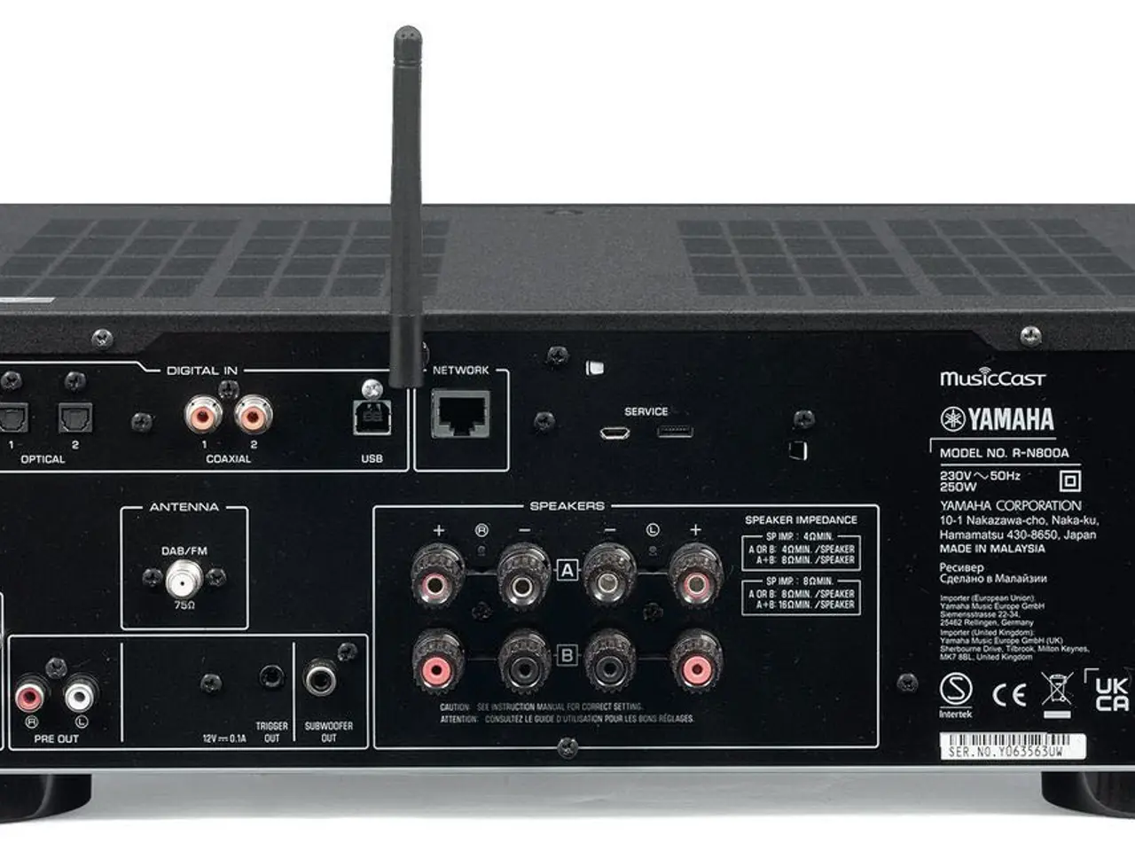 Billede 3 - Yamaha R-N800A samt Oberon7 Dali højttalere