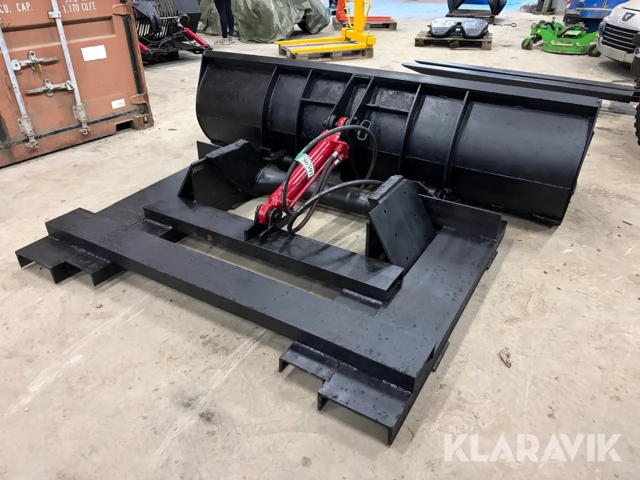 Billede 7 - Truckskovl Speciallavet til gaffelmontering, med hydraulisk tip