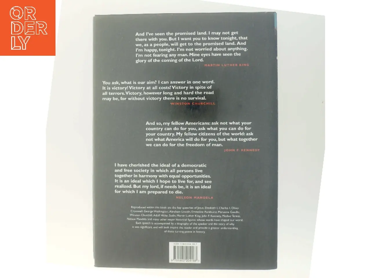 Billede 3 - Speeches that changed the world : the stories and transcripts of the moments that made history af Simon Sebag Montefiore (Bog)