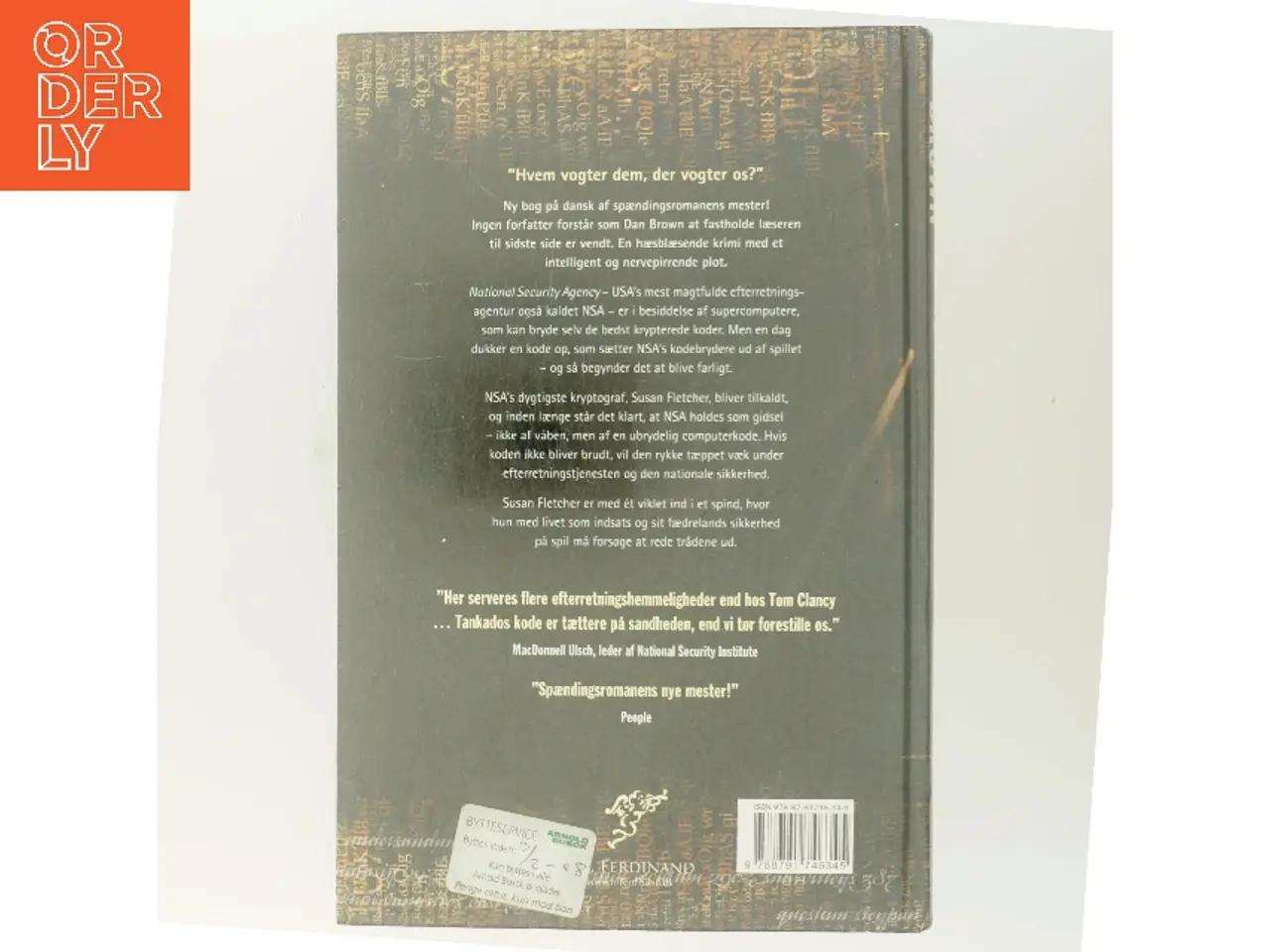 Billede 3 - Tankados kode af Dan Brown (Bog)