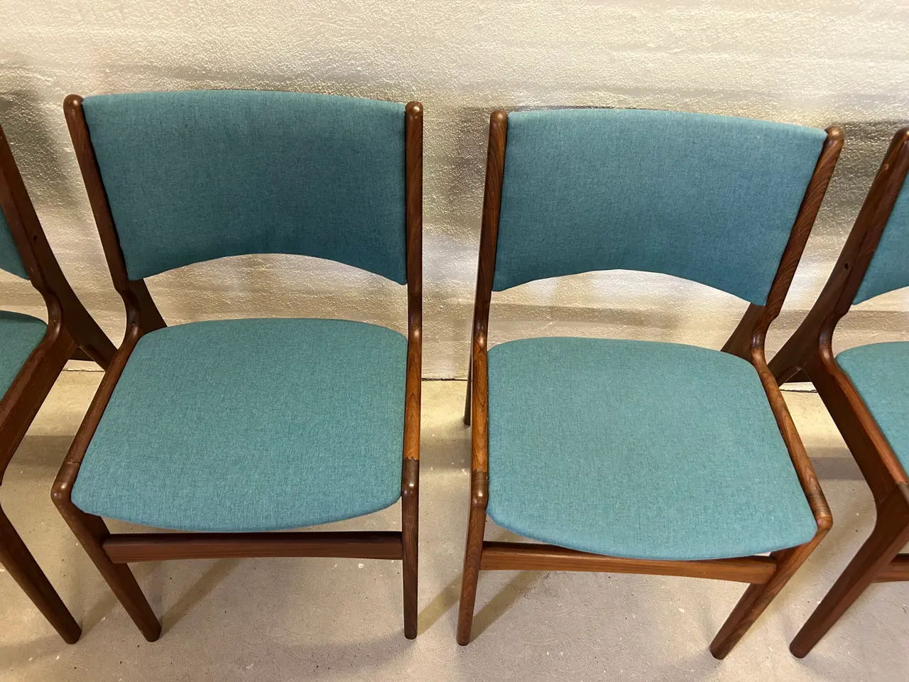 Billede 7 - Smukke Erik Buch spisebordsstole i teak (Model 89)