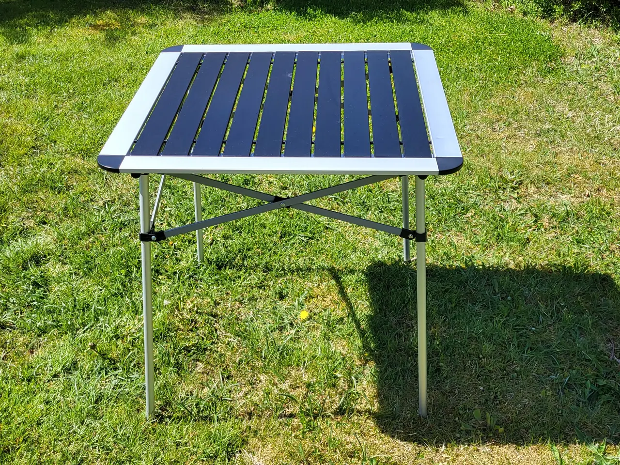 Billede 5 - Aluminiums foldebord med lameller