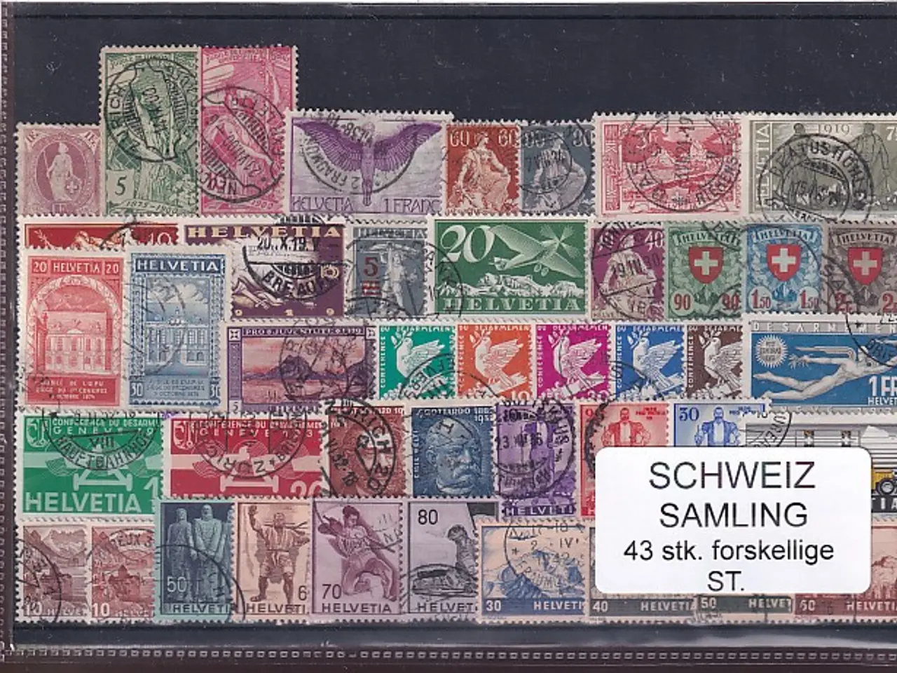 Billede 1 - Schweiz - Tete Beche - 6 Stak. Stemplede