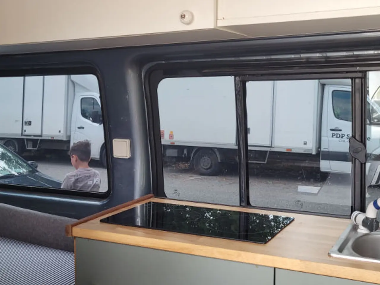 Billede 7 - Autocamper Ford transit 300, km 244.000.