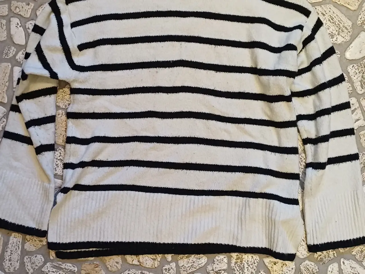 Billede 1 - Stribet strik bluse