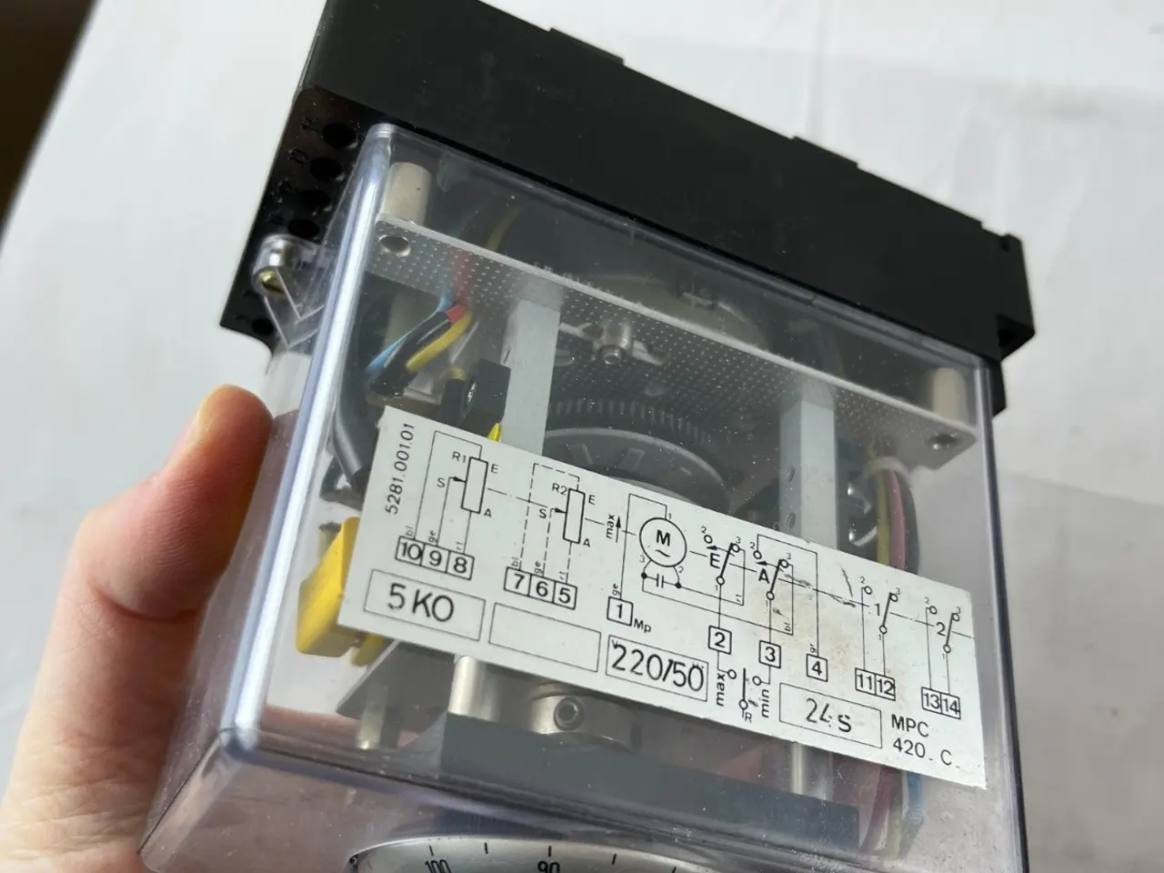 Billede 8 - 5KO 05012A033 Motor Timer 220V 50Hz 24s Delay MPC