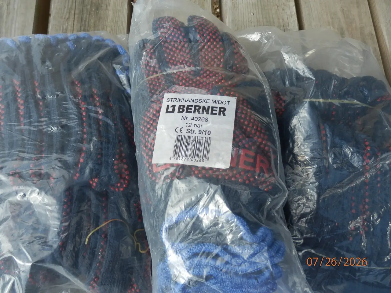 Billede 2 - Berner arbejdshandsker st. 9/10  100 kr.