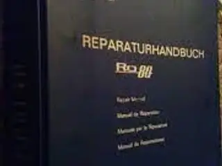 NSU RO 80, Reparaturhandbuch.