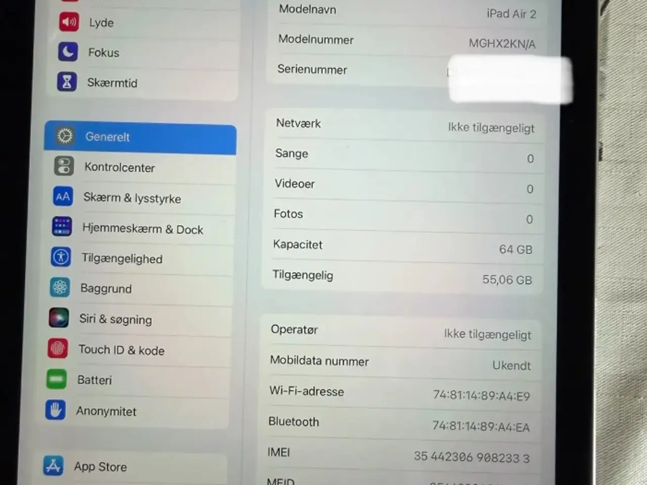 Billede 2 - ipad air 2 wifi + cellular