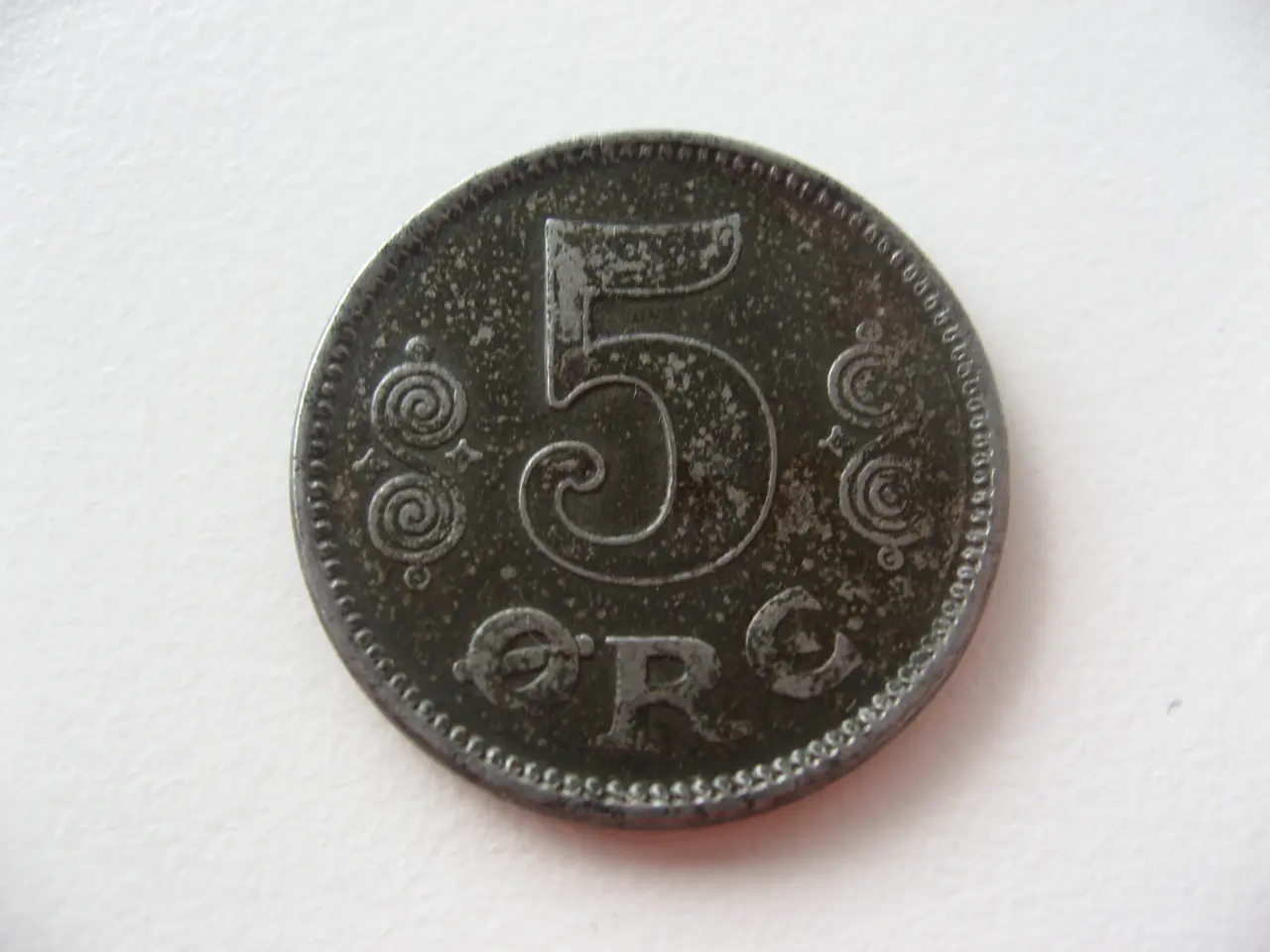 Billede 2 - Flot 5 øre 1919J. den gode