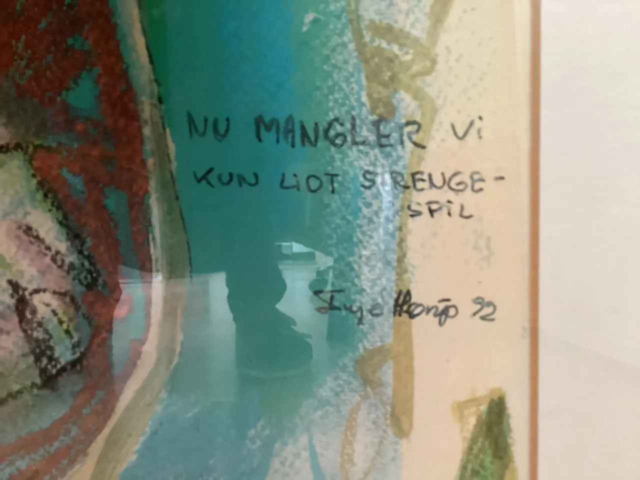 Billede 3 - Inge Højrup plakat i sølvramme