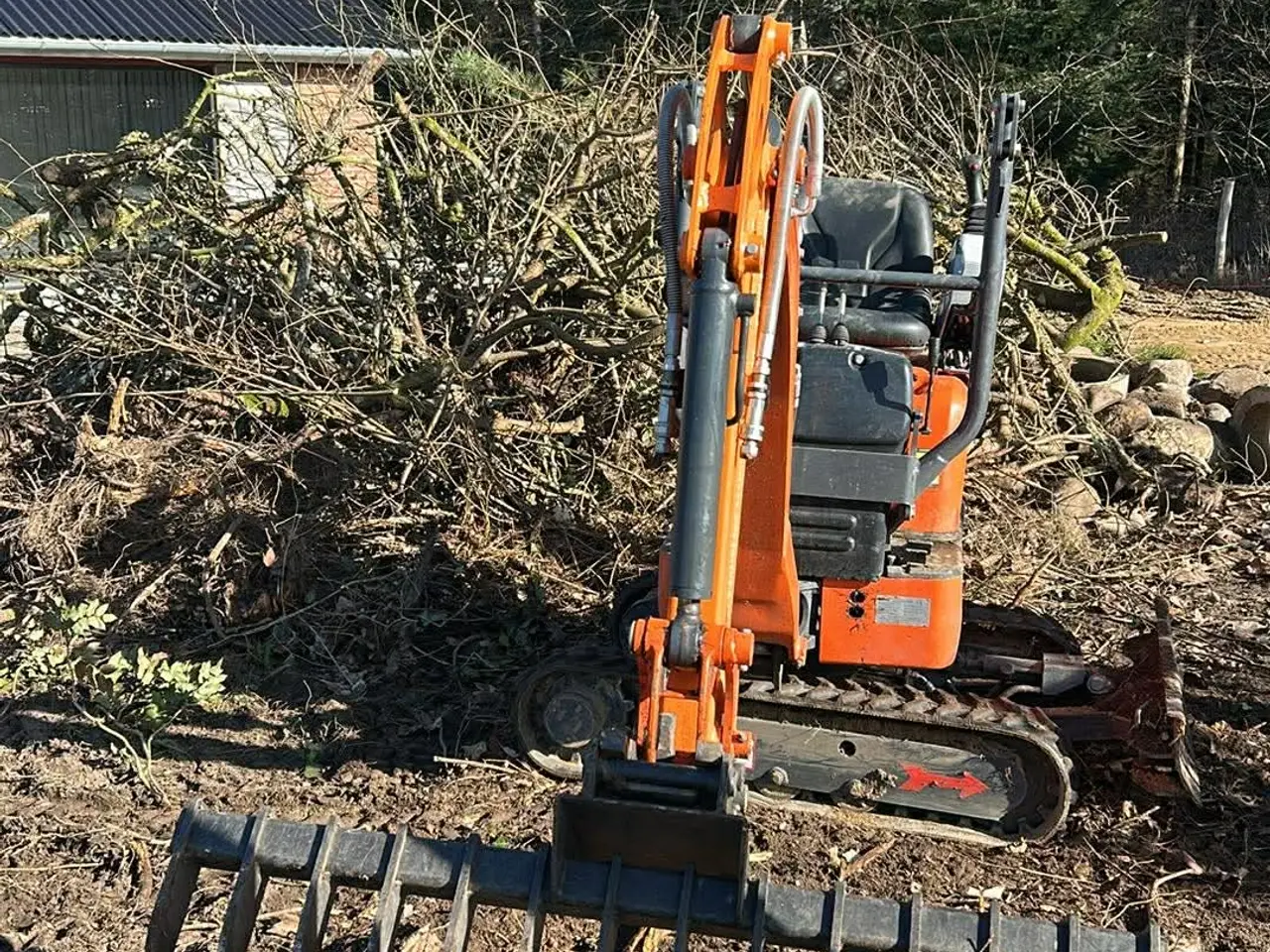 Billede 3 - Rive til minigraverV2 , 2,5T. 120 cm, S30, MH30