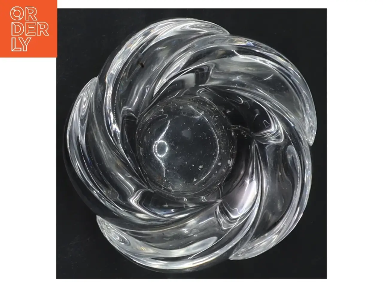 Billede 3 - Glas lysestage (str. Ø 10,5 cm)fra royal copenhagen