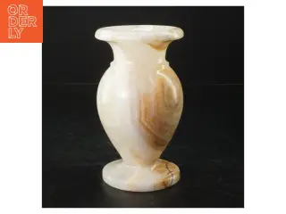 Onyx marmorkrukke (str. H. 15 cm ø. 9 cm)