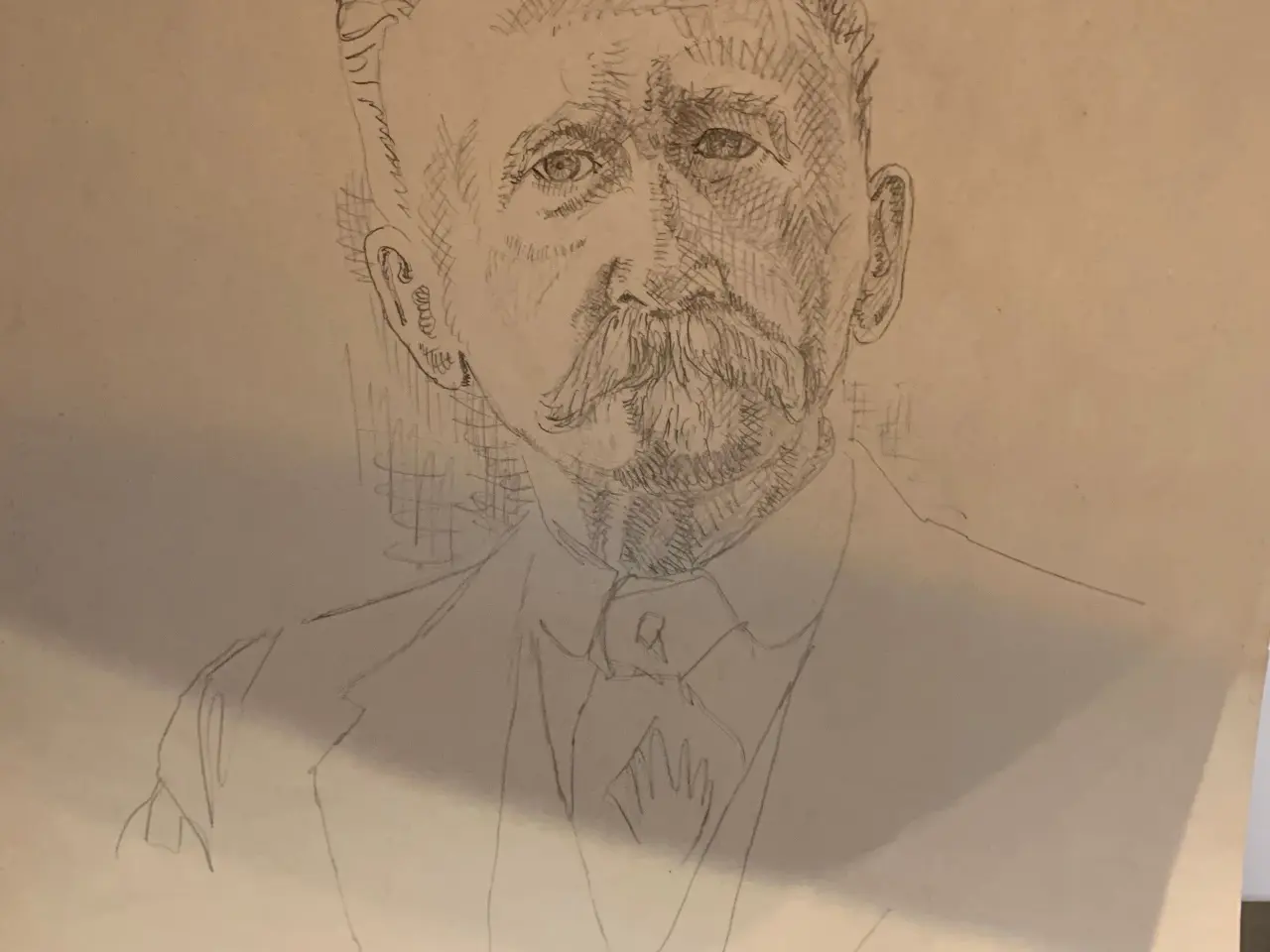 Billede 1 - H.P. Hanssen tegning