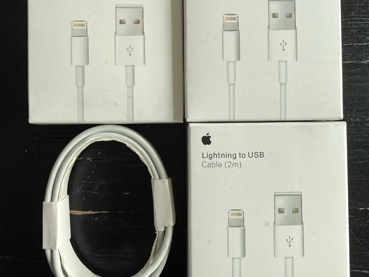 Billede 1 - Nye originale Apple Lightning til USB kabel 1 & 2