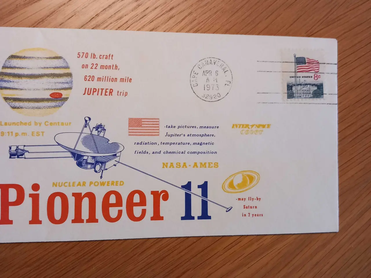 Billede 1 - Brev Pioneer 11