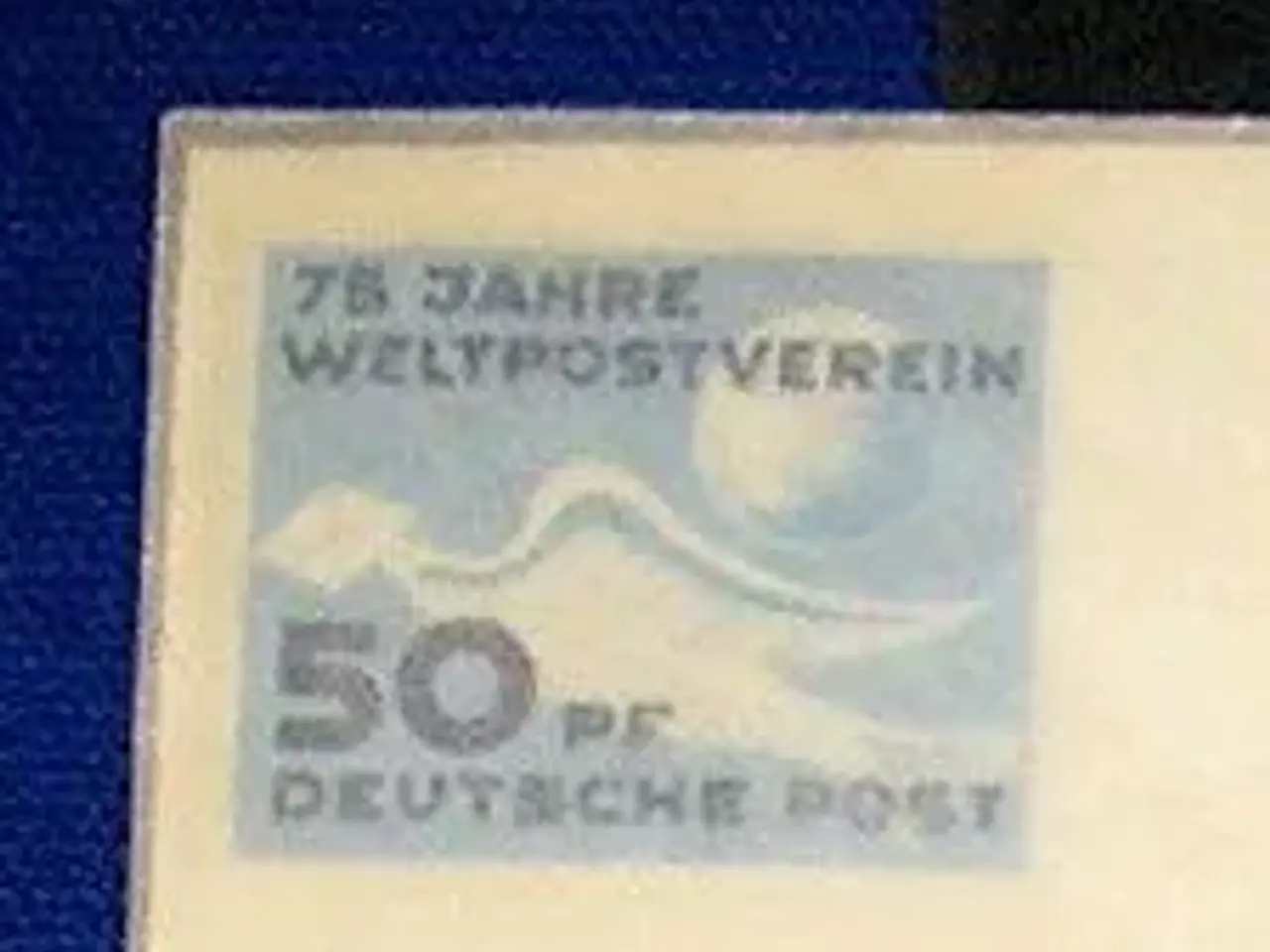 Billede 1 - DDR, 75 år weltpost, afa nr. 77.