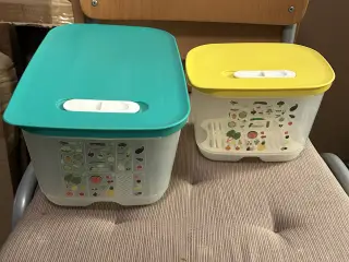 2 stk madopbevaringsbøtter