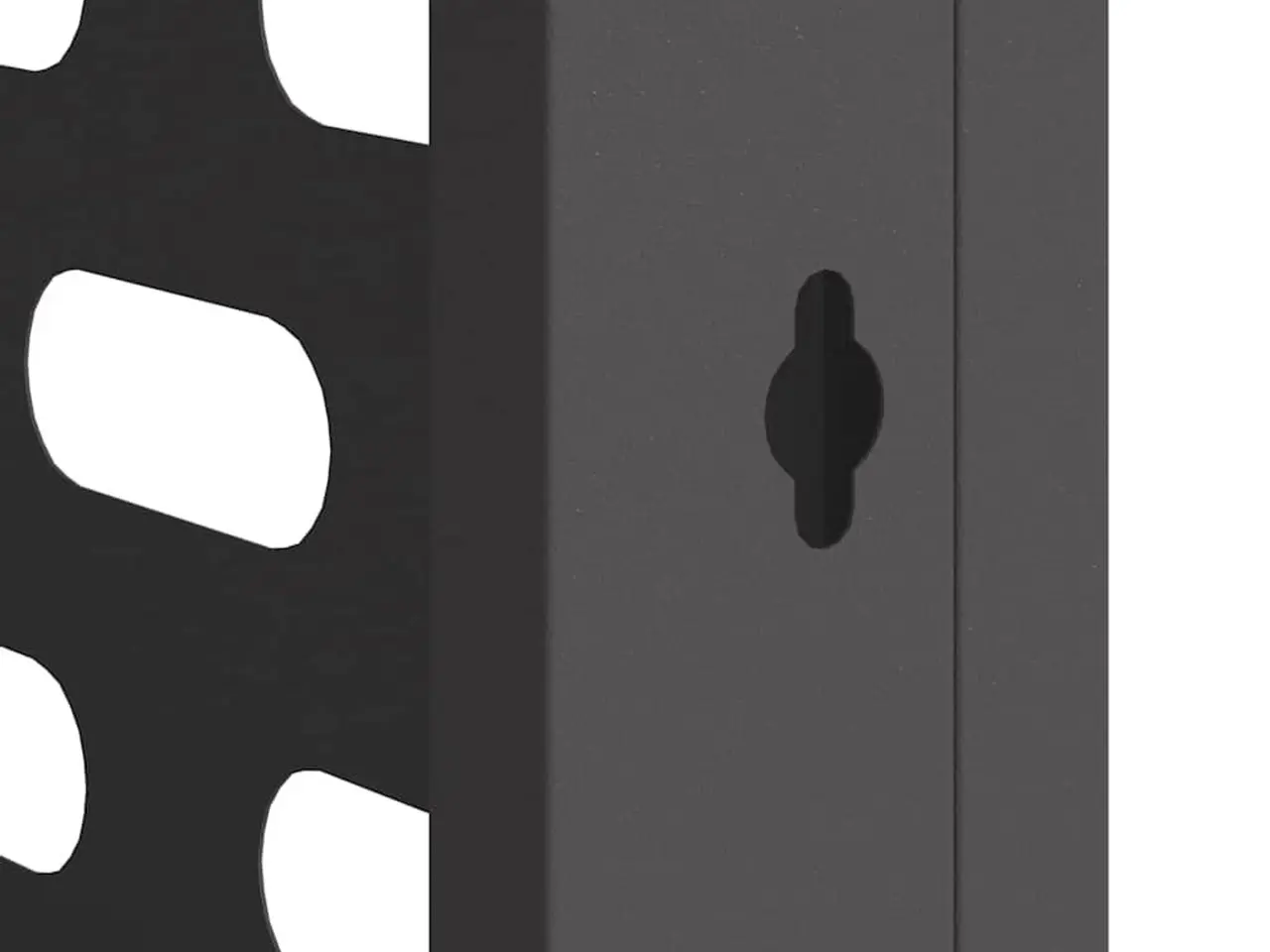 Billede 10 - Aircondition-cover i stål - sort 110 × 50 × 80 cm