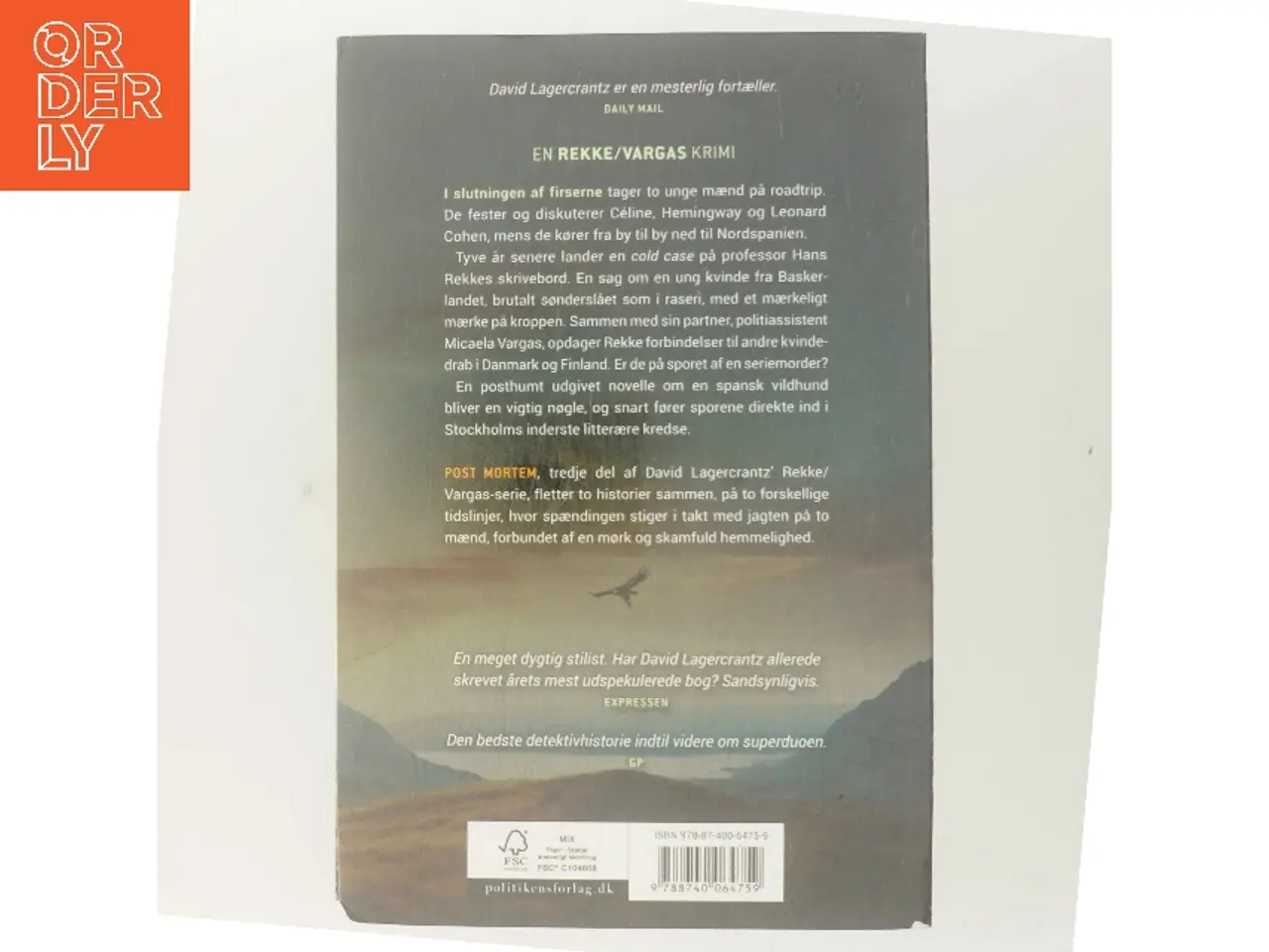 Billede 3 - Post mortem af David Lagercrantz (Bog)