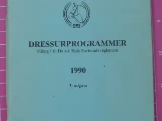 Dressurprogrammer tillæg 1, 1990