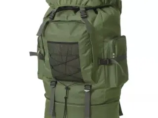 Militærinspireret rygsæk XXL 100 l grøn