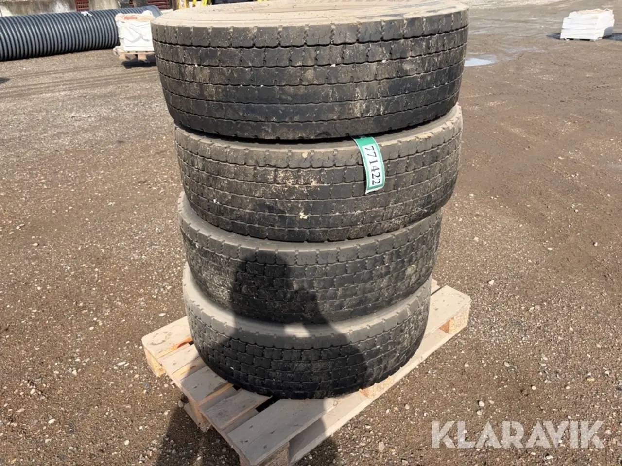 Billede 5 - Dæk Bridgestone M729 315/70R22,5 træk 4 styk