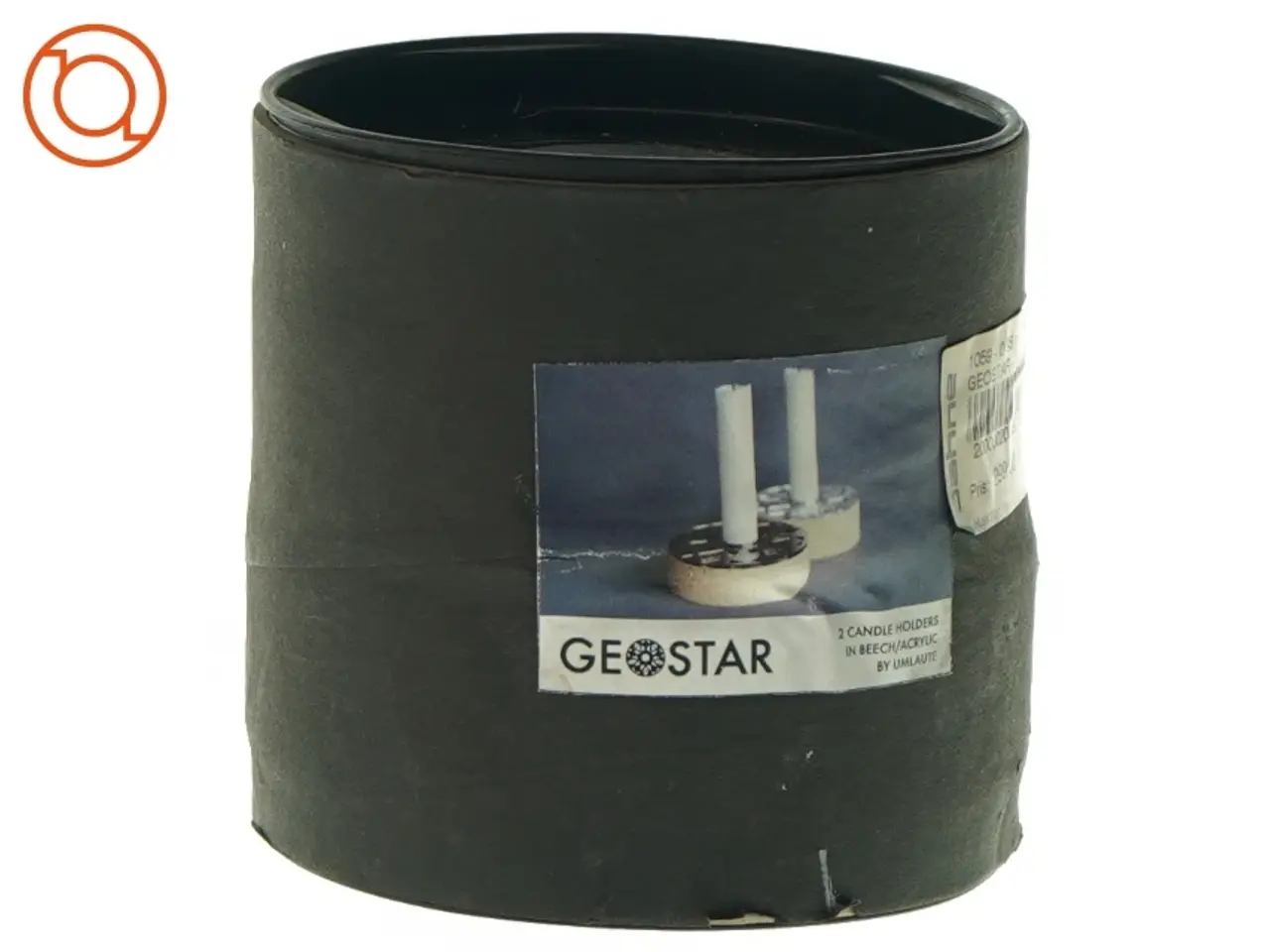 Billede 3 - Lysestager 2 stk. fra Geostar (str. 4 x 10cm)