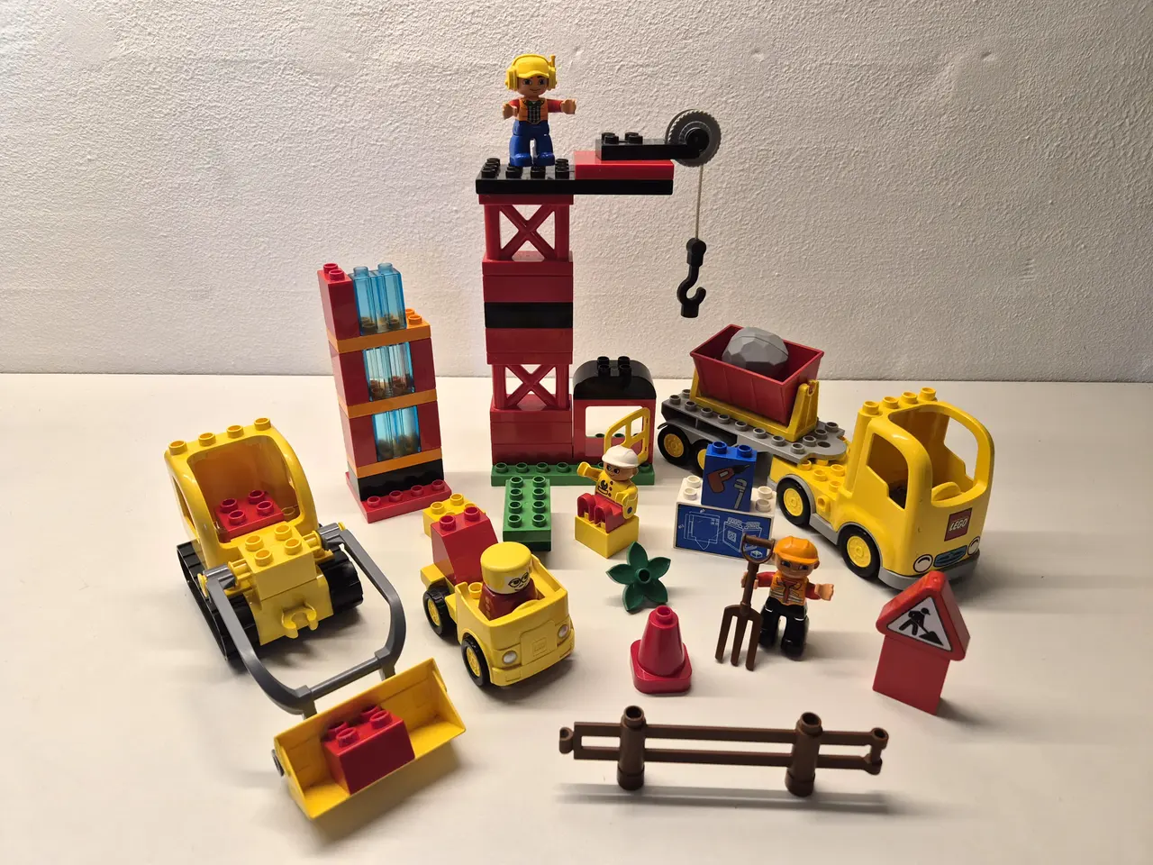 Billede 1 - Duplo Byggeplads, Kran, Lastbil med anhænger, Grav