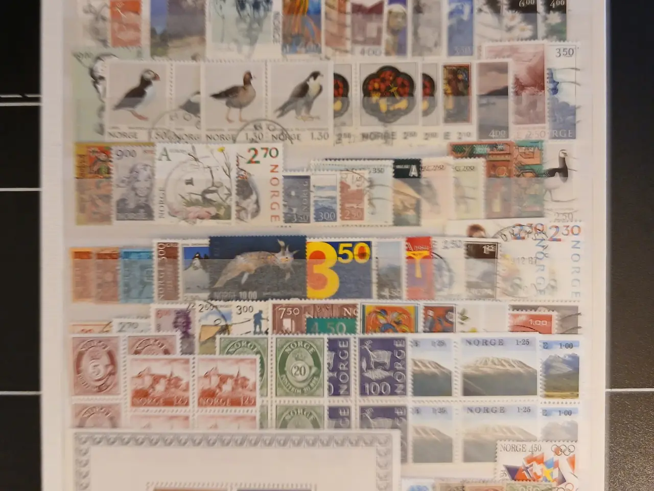 Billede 1 - Norge (145) 6 plancher med 7 sider med interessant