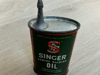 Singer oliedåse i blik