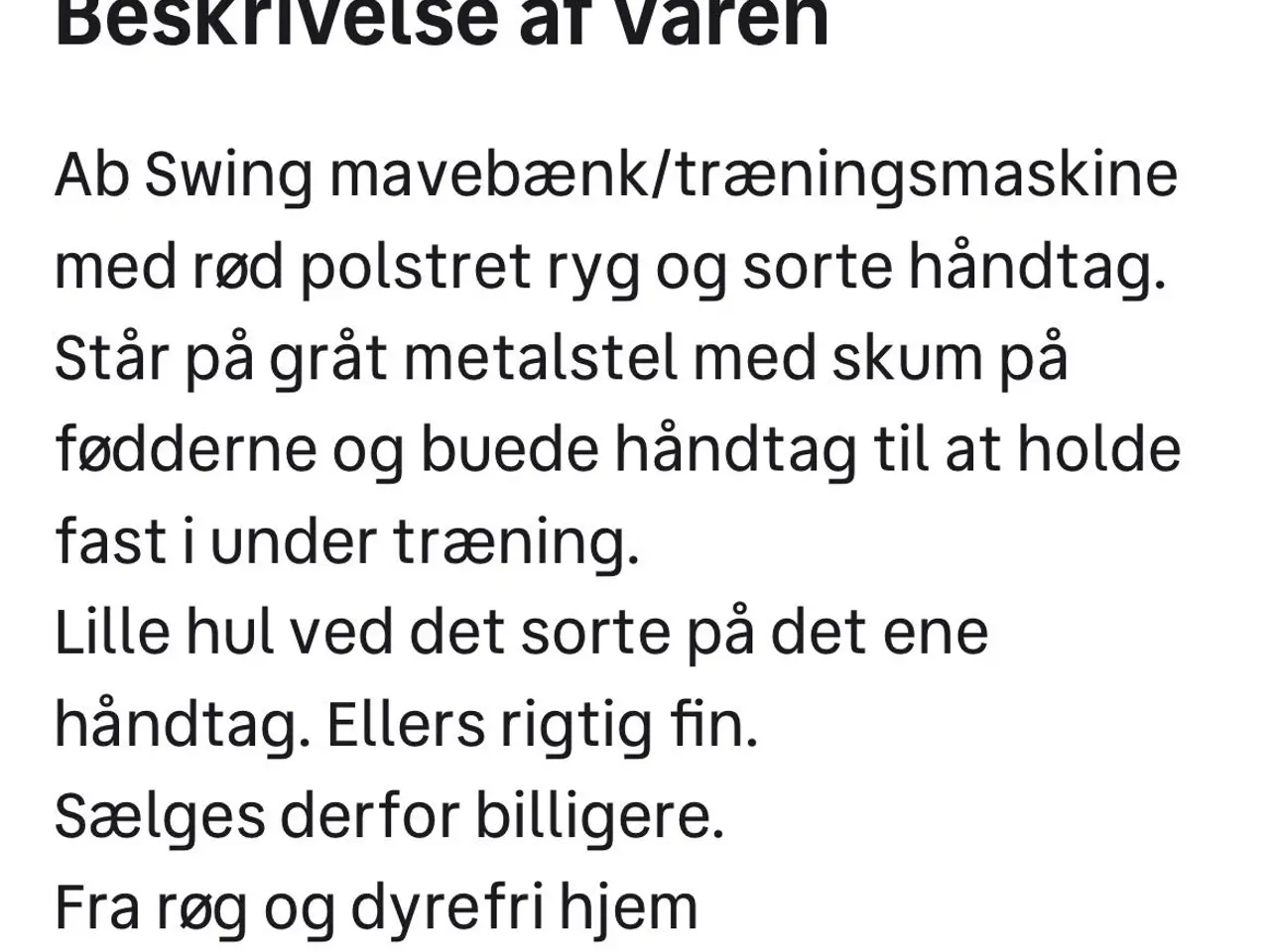 Billede 1 - ab swing mavebænk