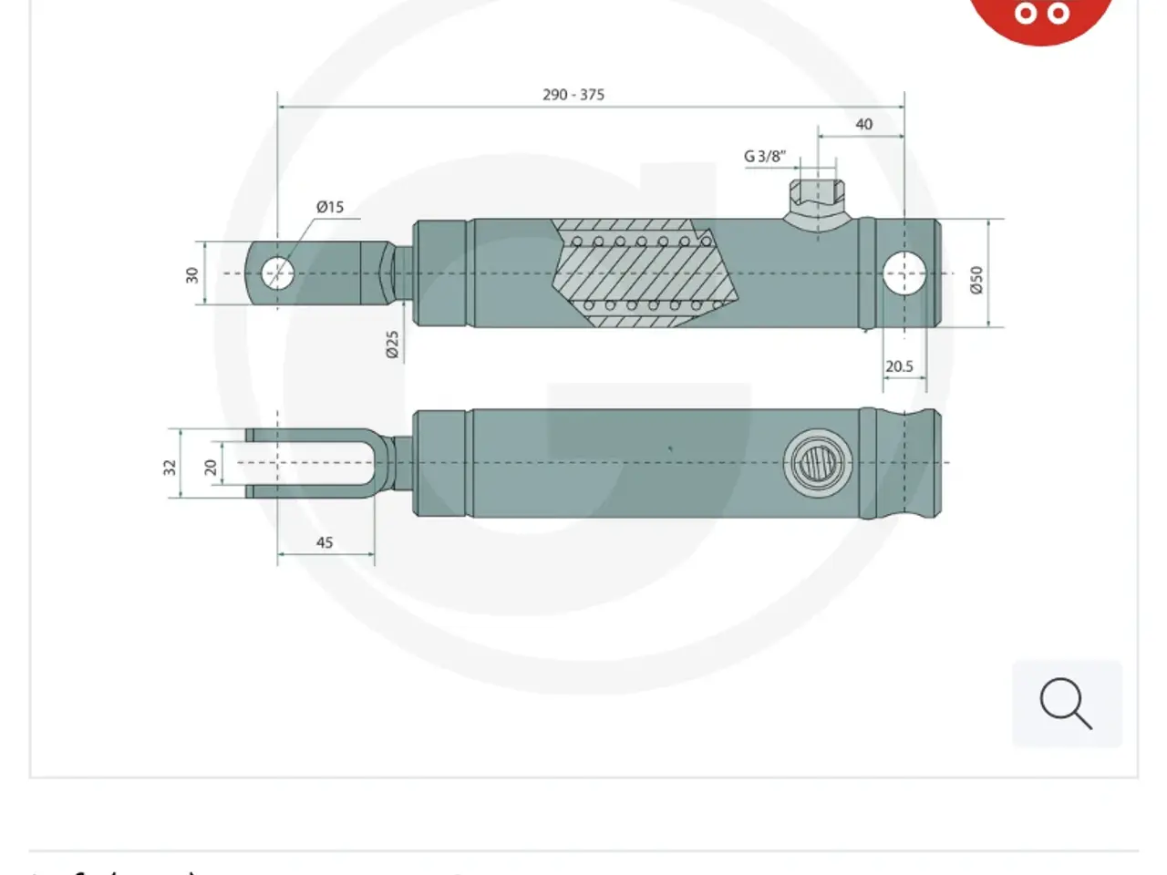 Billede 2 - Bremsecylinder