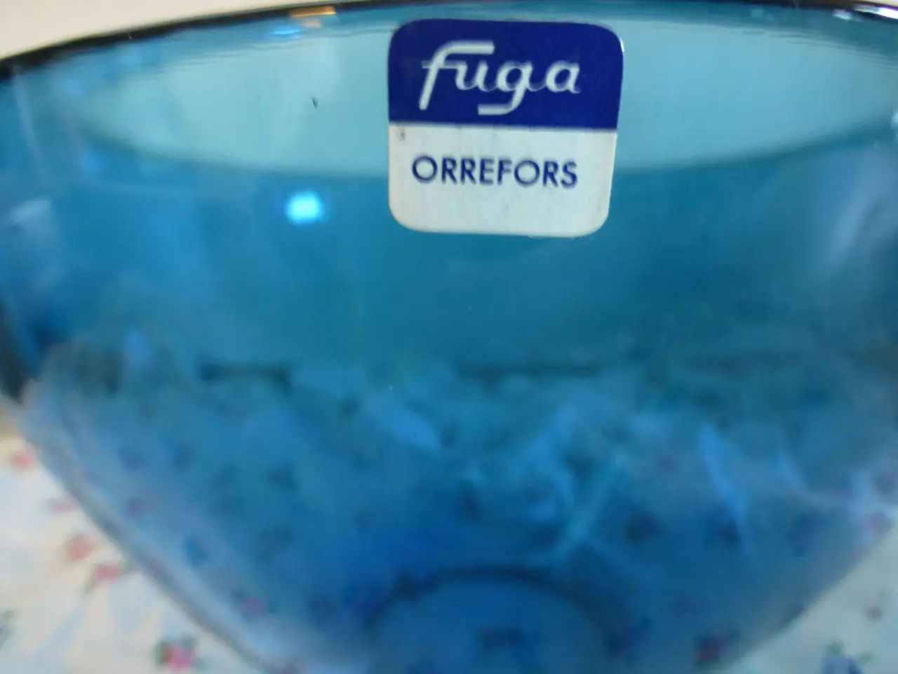 Billede 2 - Fuga Orrefors Skål Blå