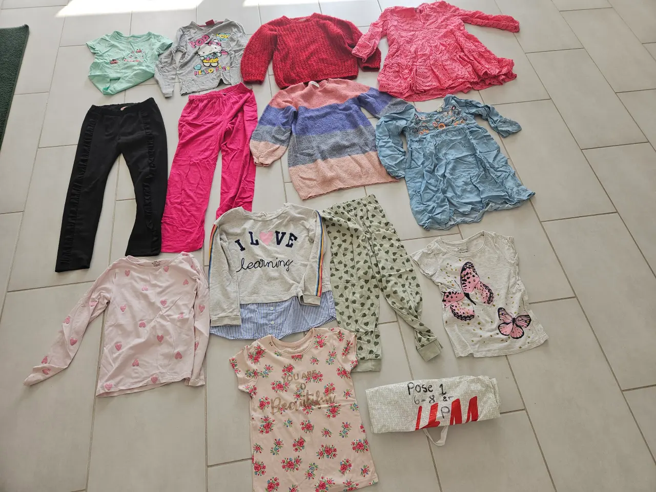 Billede 1 - pigetøj 6-8 år pose 1