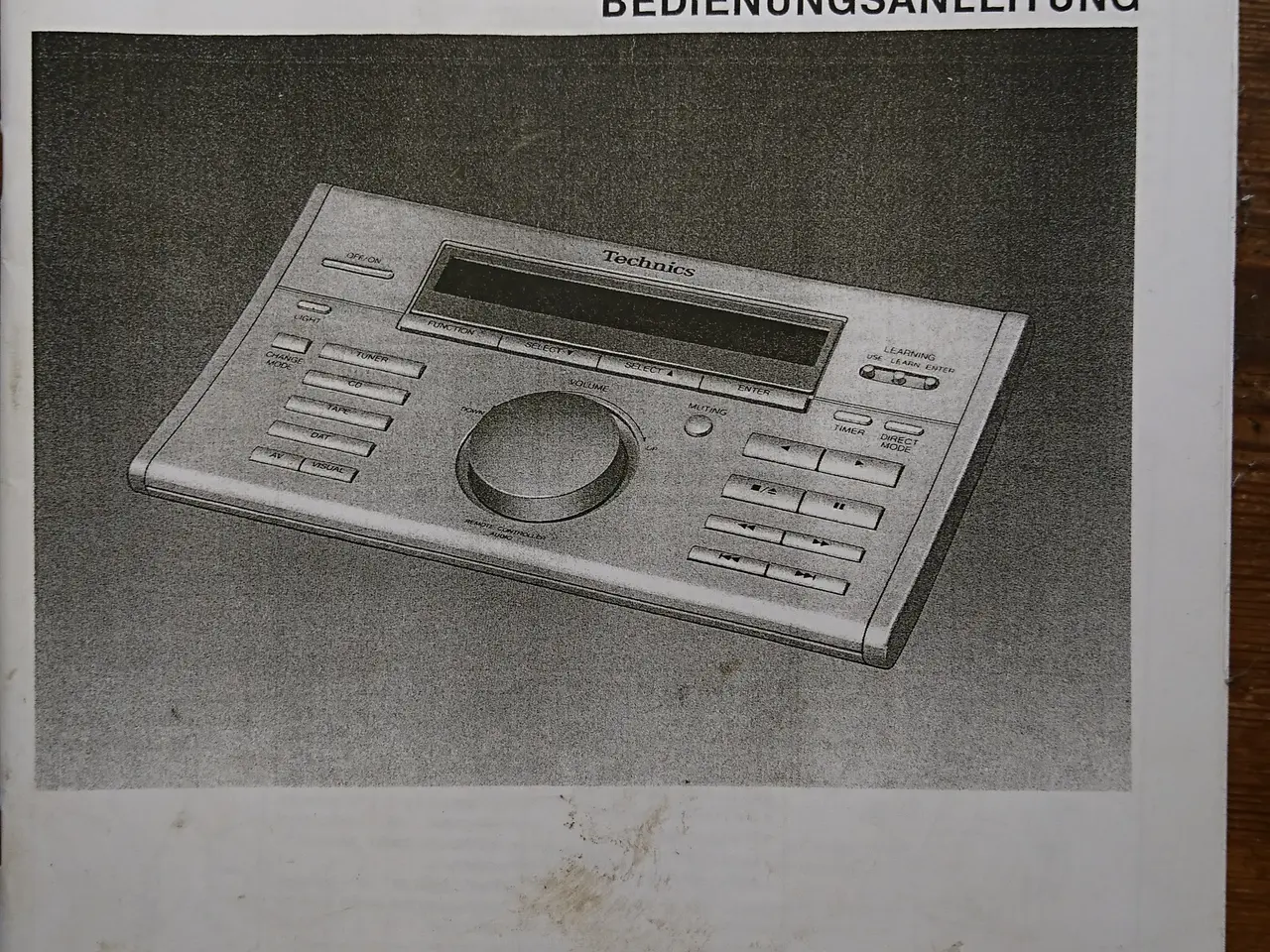 Billede 2 - Technics Fjernbetjening (Universal Technics)