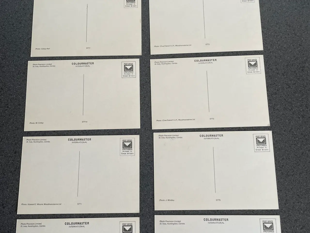 Billede 2 - NEDSAT 10 Vintage postkort, damplokomotiver