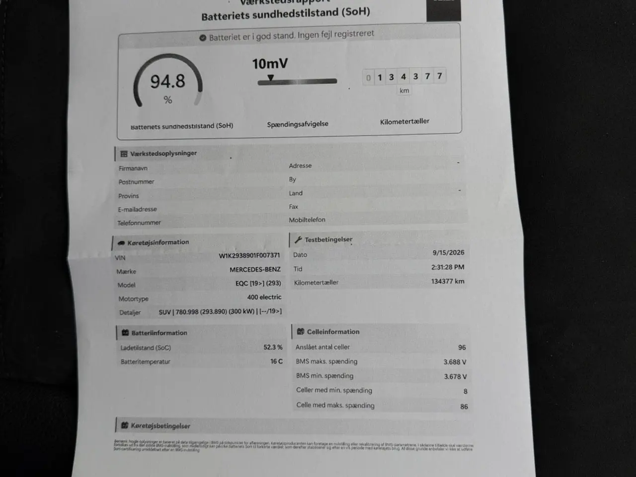 Billede 18 - Mercedes EQC400  AMG Line 4Matic