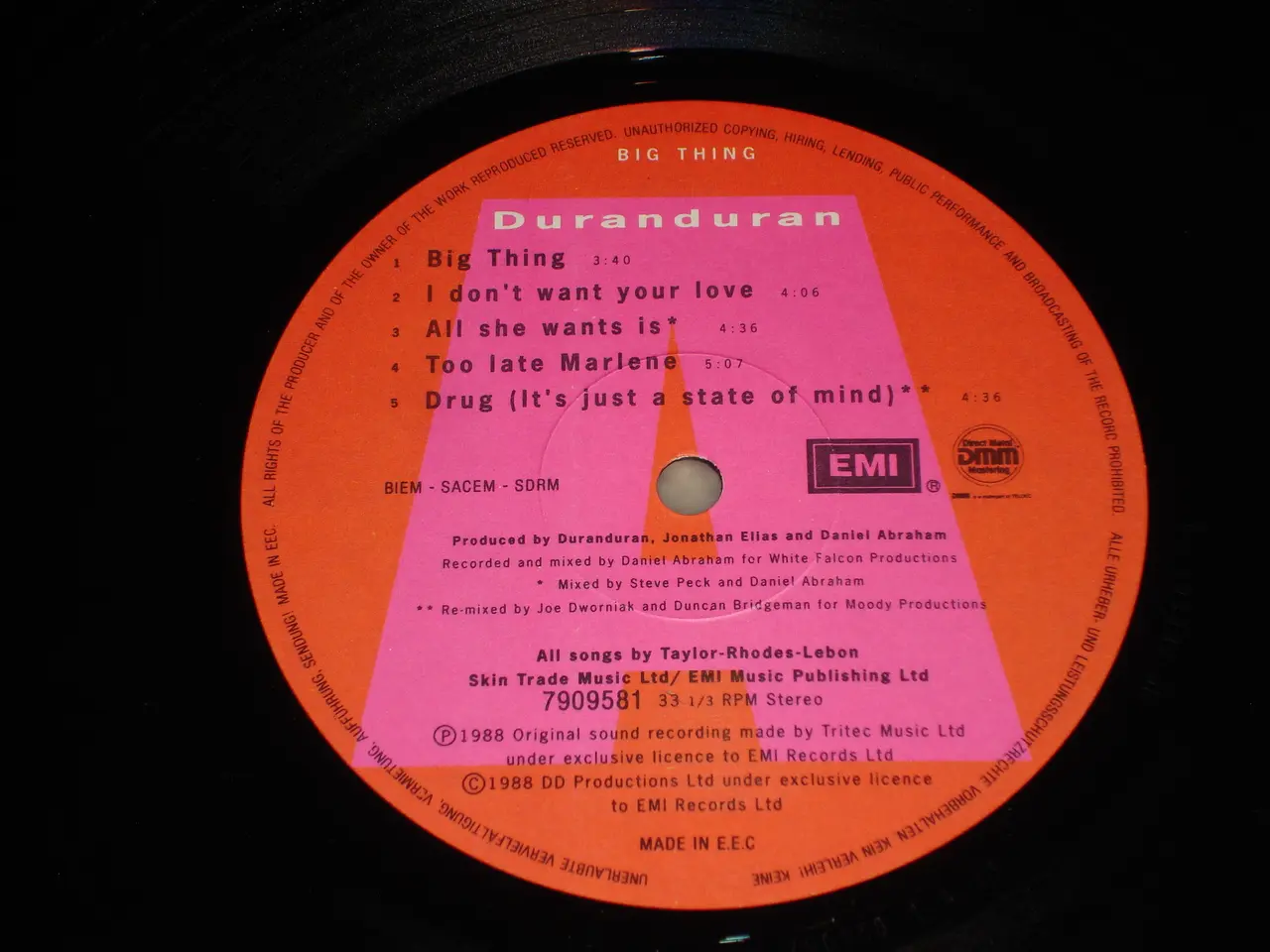 Billede 4 - (Sender gerne) Duran Duran – Big Thing