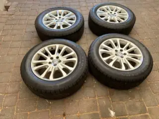 4 stk originale XC 60volvo Alufælge med vinterdæk